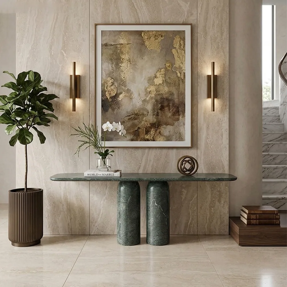 Balance Console - Consol carved in natural stone, JJM Stone Art UAE