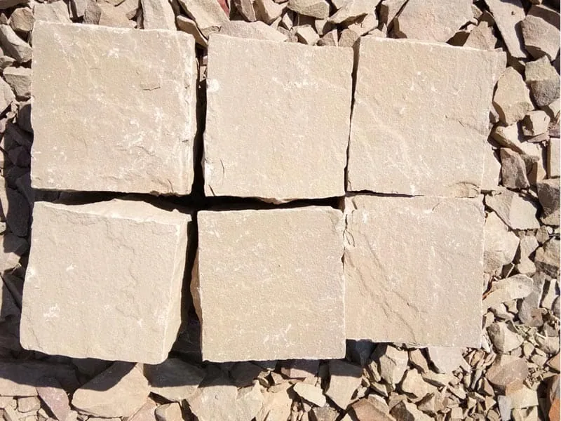 Dholpur Beige Cobblestone view 5