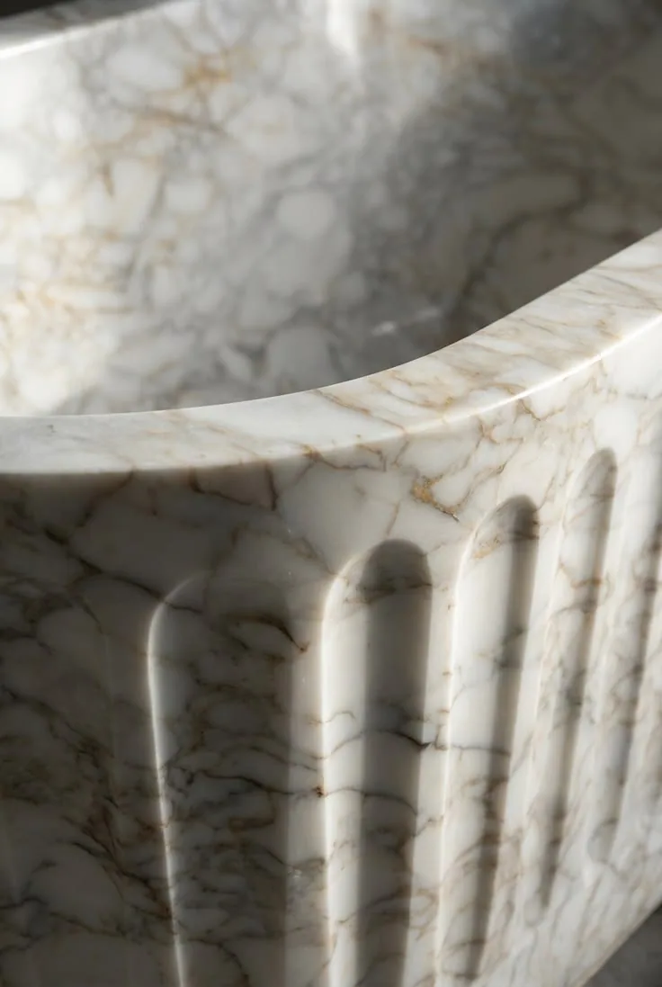 Fluted Bathtub view 4