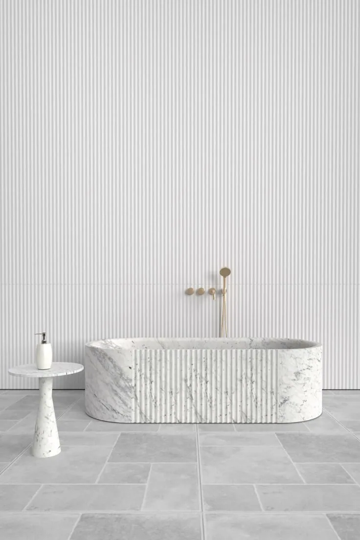 Fluted Bathtub view 6