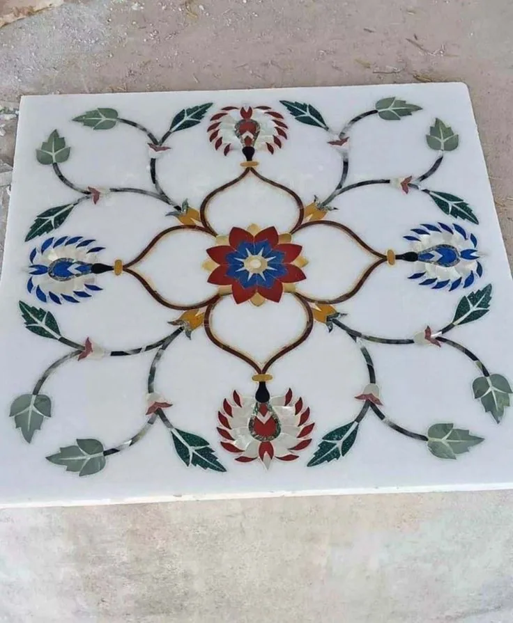 Custom Inlay Slabs - Custom Slabs carved in natural stone, JJM Stone Art UAE