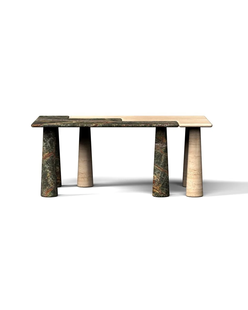 Jada Dining Table - Dining Table carved in natural stone, JJM Stone Art UAE