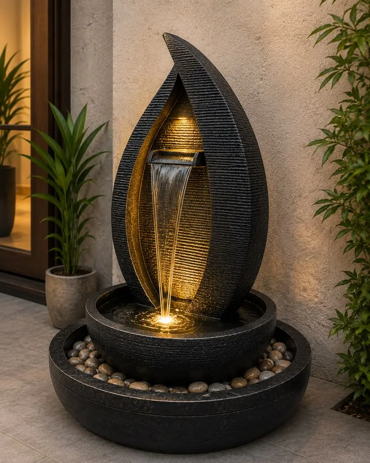 Modern Fountain view 2