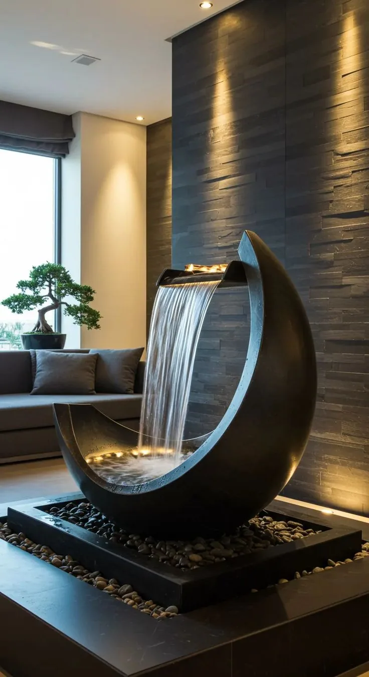 Modern Fountain view 4