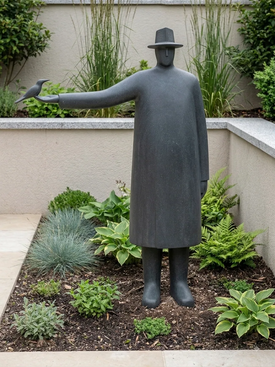 Night Manager - Sculpture carved in natural stone, JJM Stone Art UAE