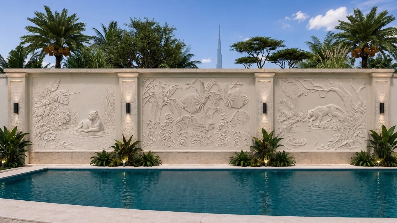 Pool Wall 1 view 2