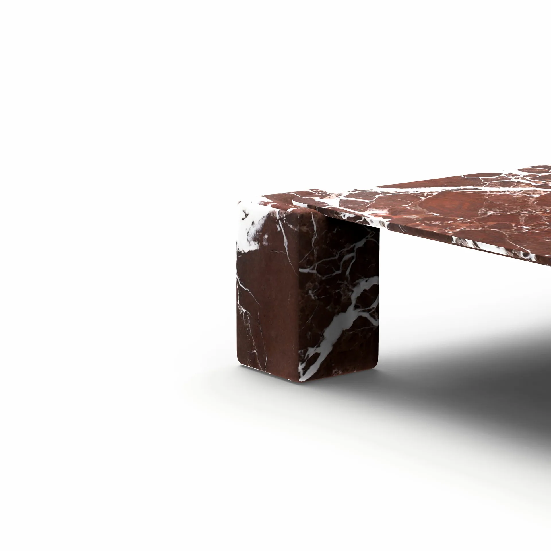 Rubino Coffee Table - Center Table carved in natural stone, JJM Stone Art UAE