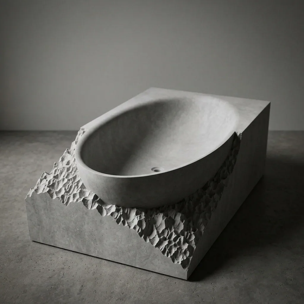 Sculpted Bathtub view 2