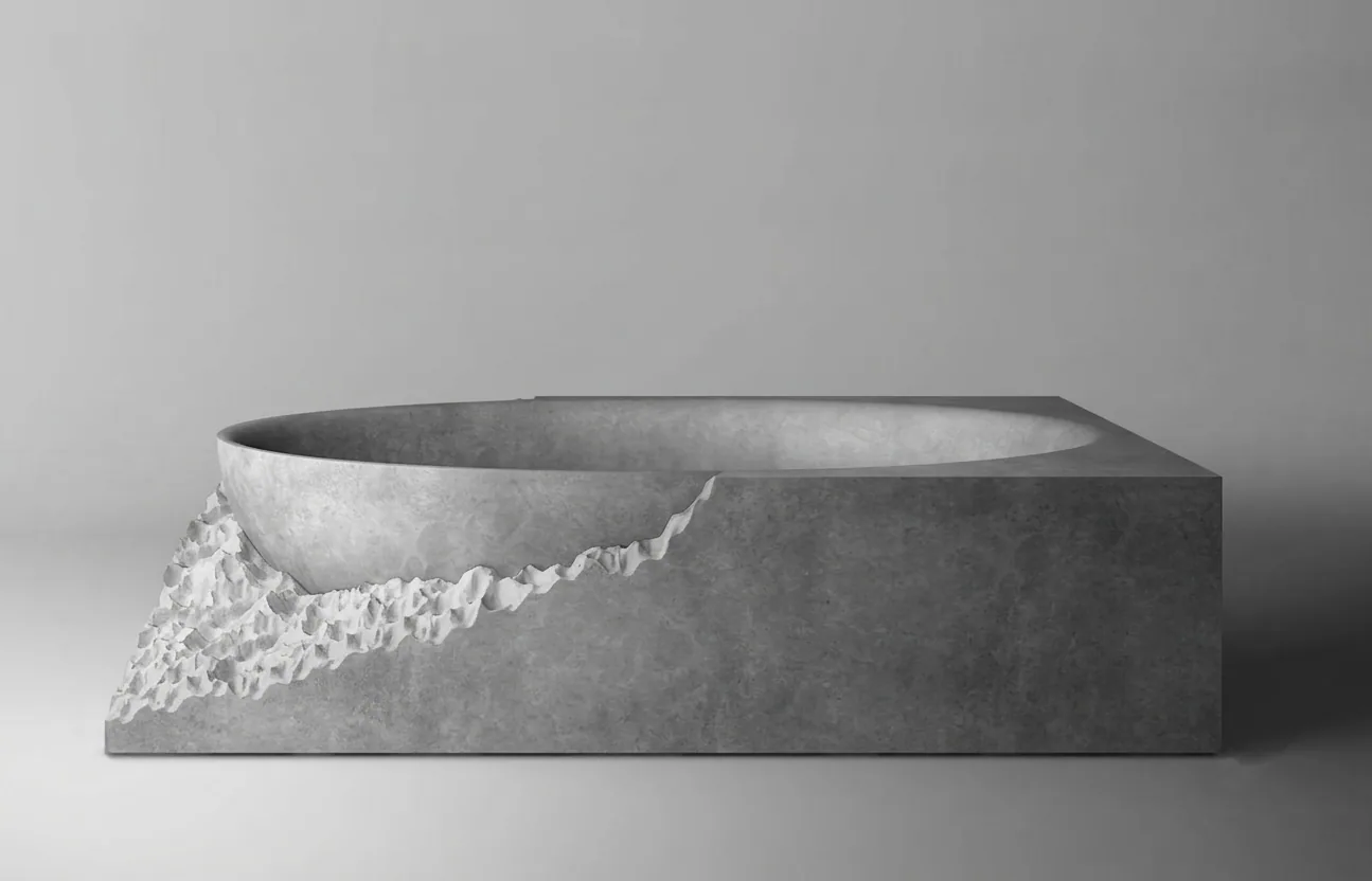 Sculpted Bathtub view 3