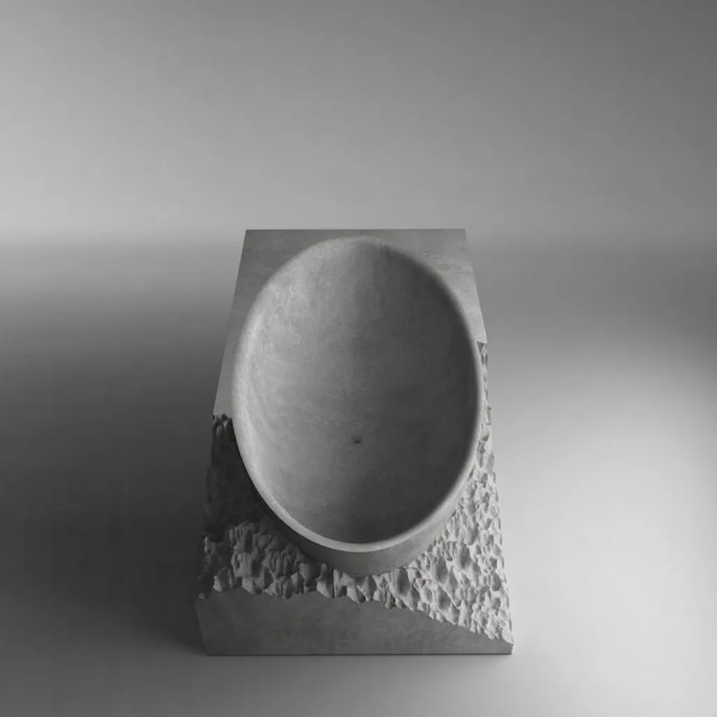 Sculpted Bathtub view 4