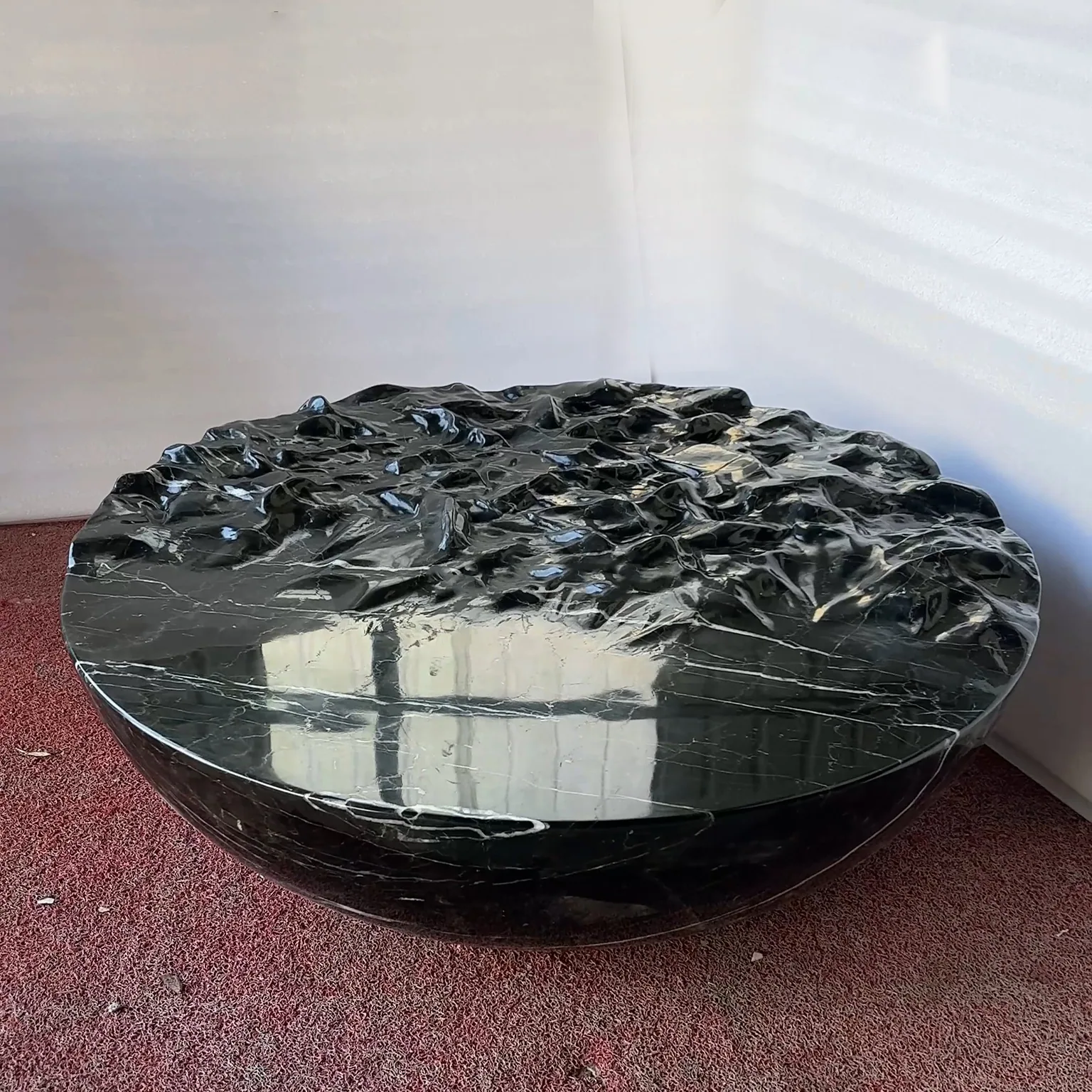 Shore Center Table - Center Table carved in natural stone, JJM Stone Art UAE