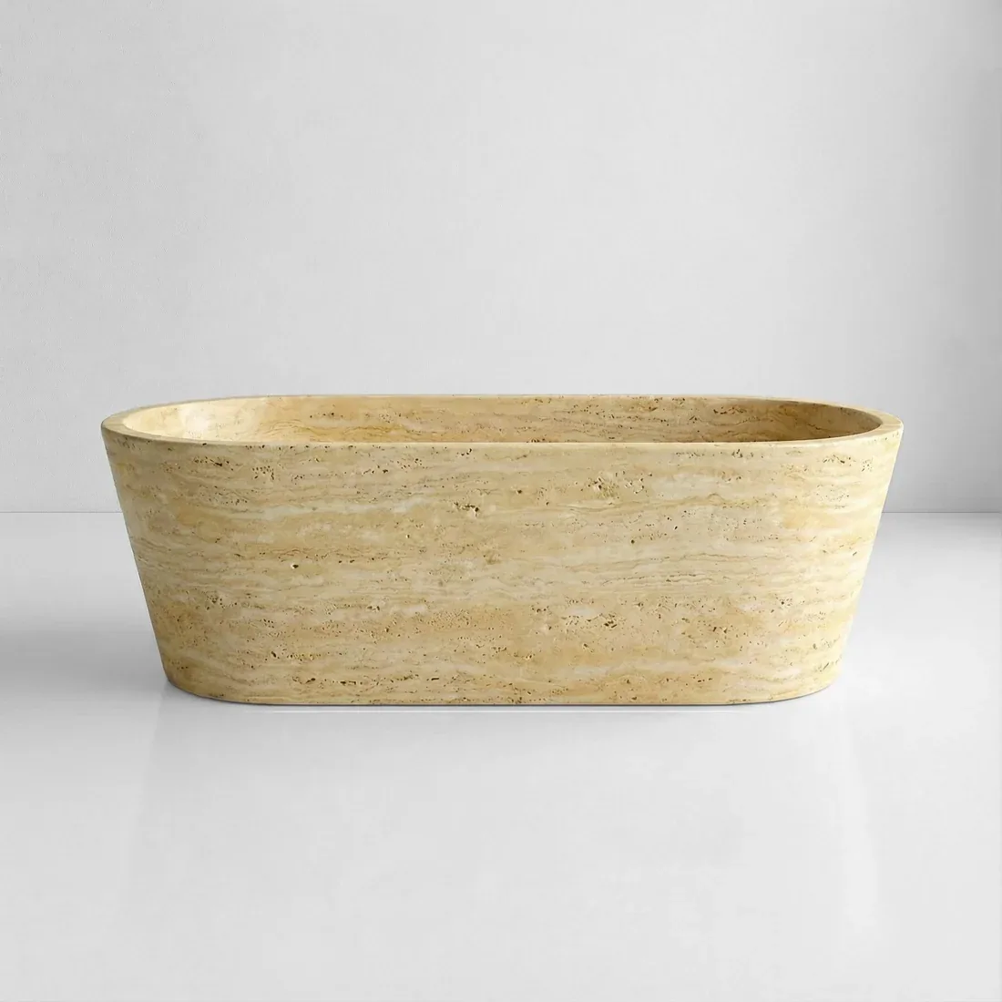 Verde Antico Bathtub - Bath Tub carved in natural stone, JJM Stone Art UAE
