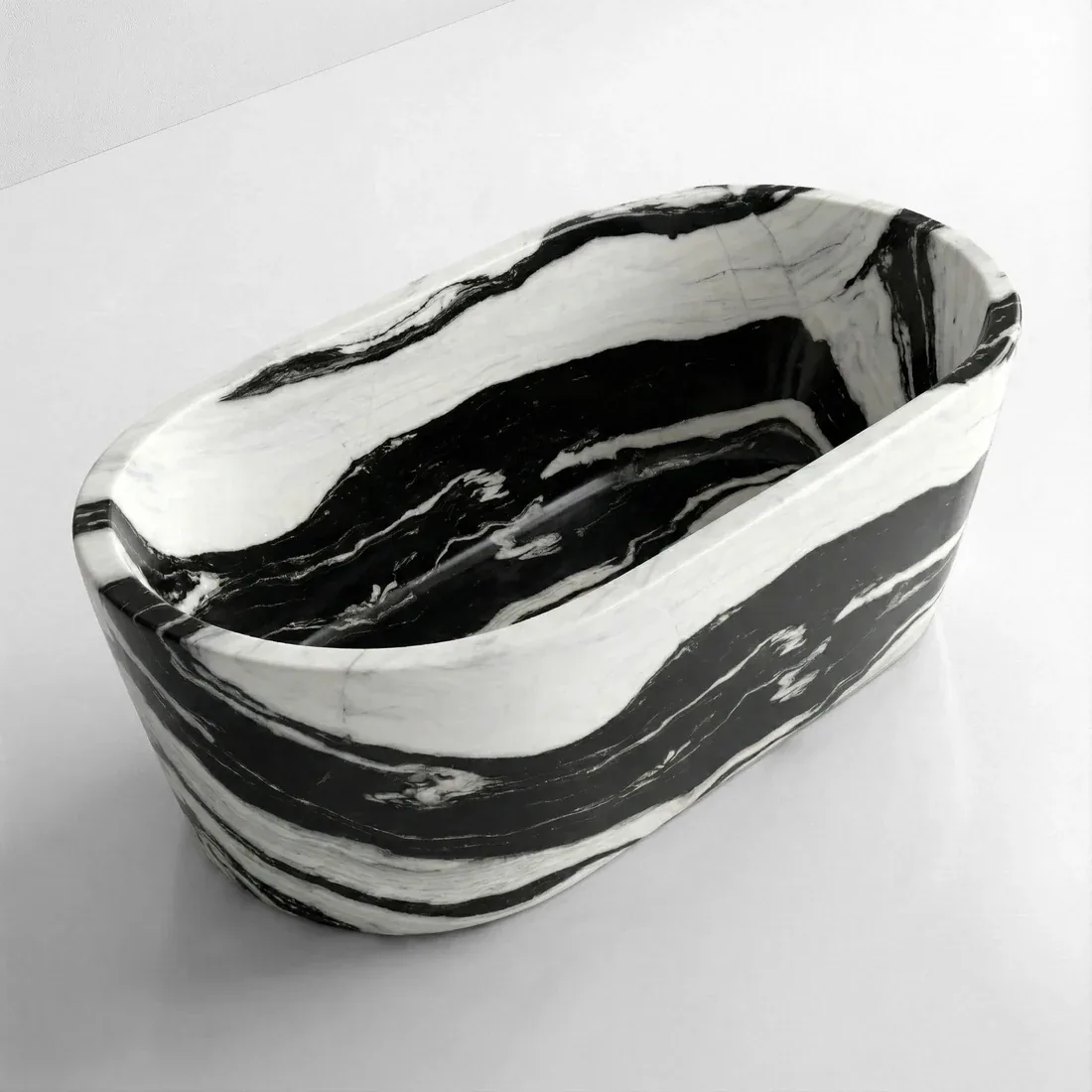Verde Antico Bathtub view 9