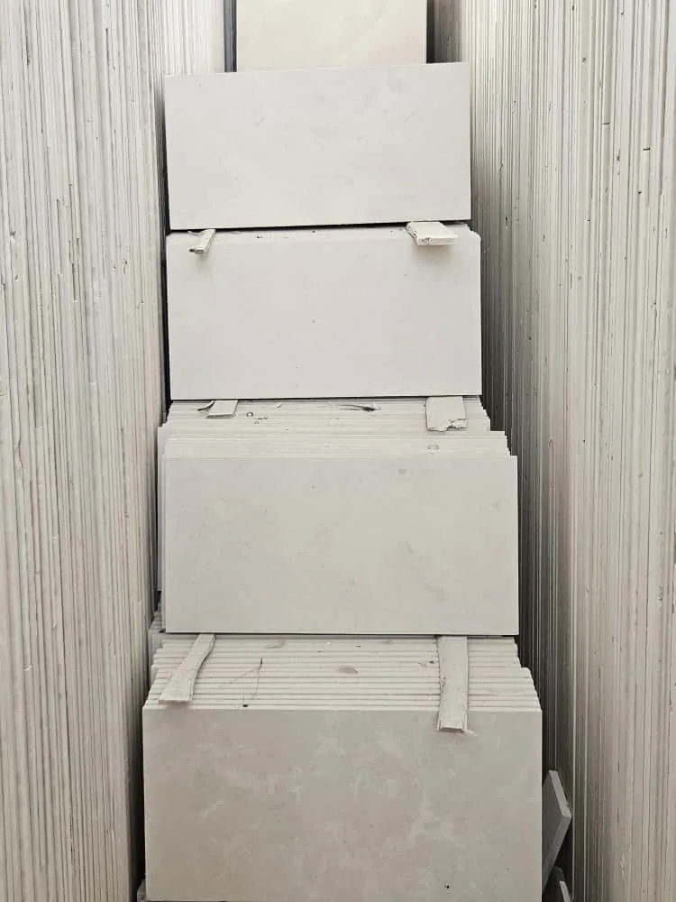Alabaster White Sandstone - Flat Cladding & Slabs carved in natural stone, JJM Stone Art UAE