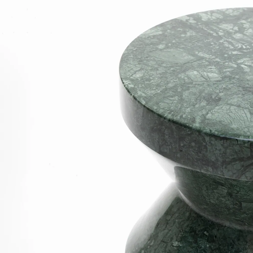 Zenith Side Table - Side Table carved in natural stone, JJM Stone Art UAE